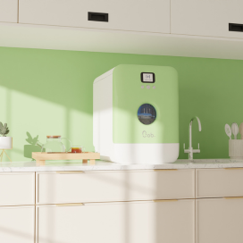 BOB Mini mašina za pranje sudova - zelena - Slika 6