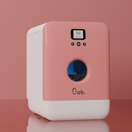 BOB Mini mašina za pranje sudova - roza - Slika 2