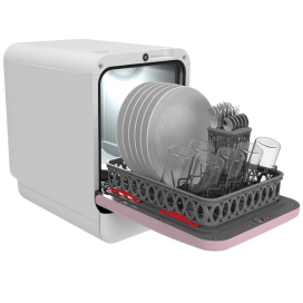 BOB Mini mašina za pranje sudova - roza - Slika 5