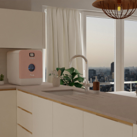 BOB Mini mašina za pranje sudova - roza - Slika 8